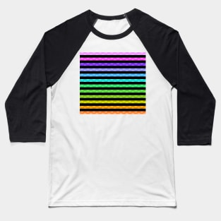 dotted rainbow Baseball T-Shirt